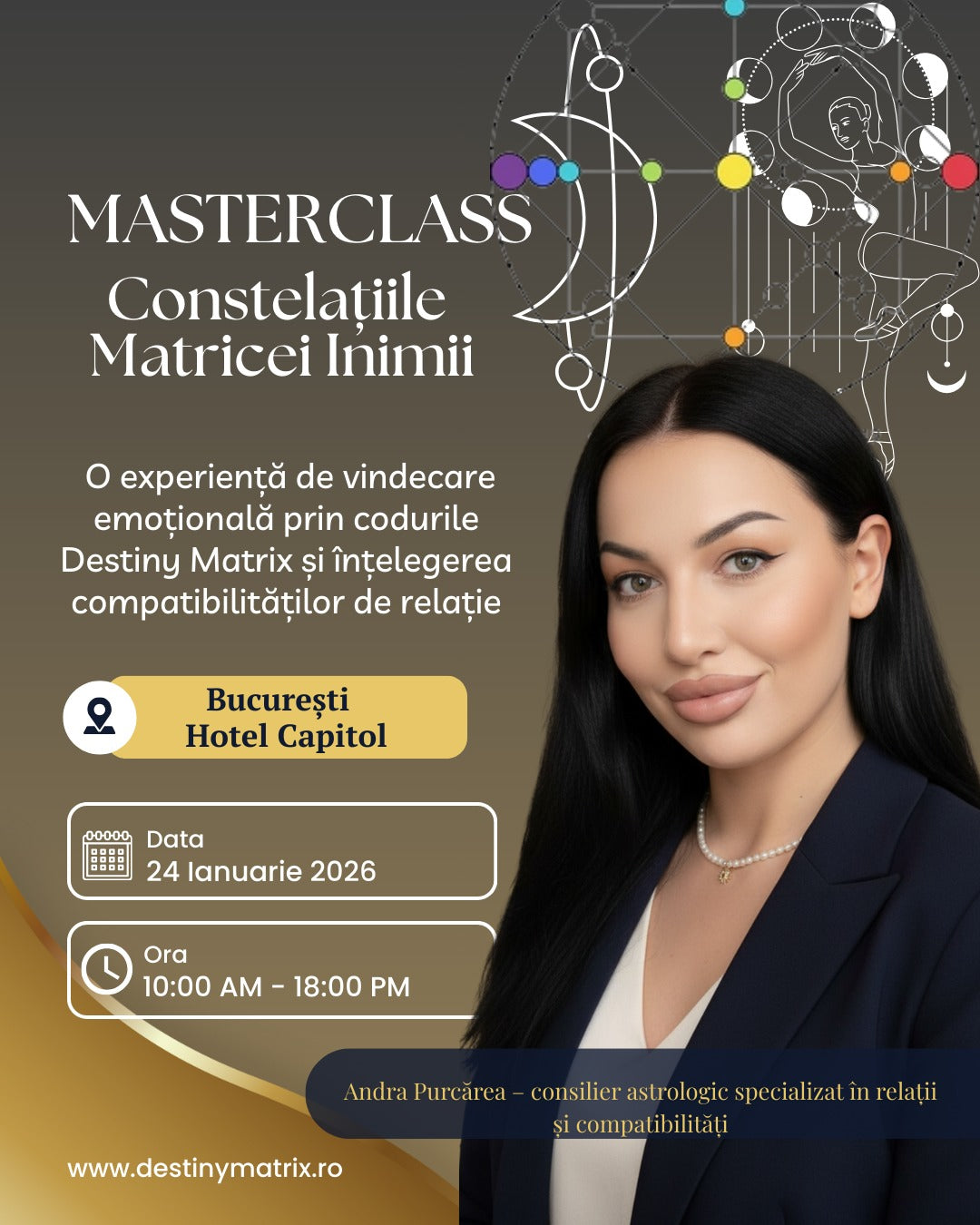 💞 Masterclass Constelațiile Matricei Inimii București